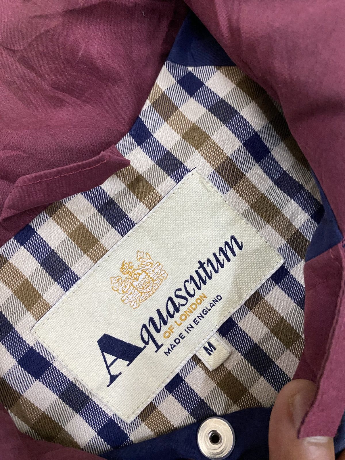 Aquascutum Aquascutum Light Jacket Merron Size US L / EU 52-54 / 3 - 14 Thumbnail