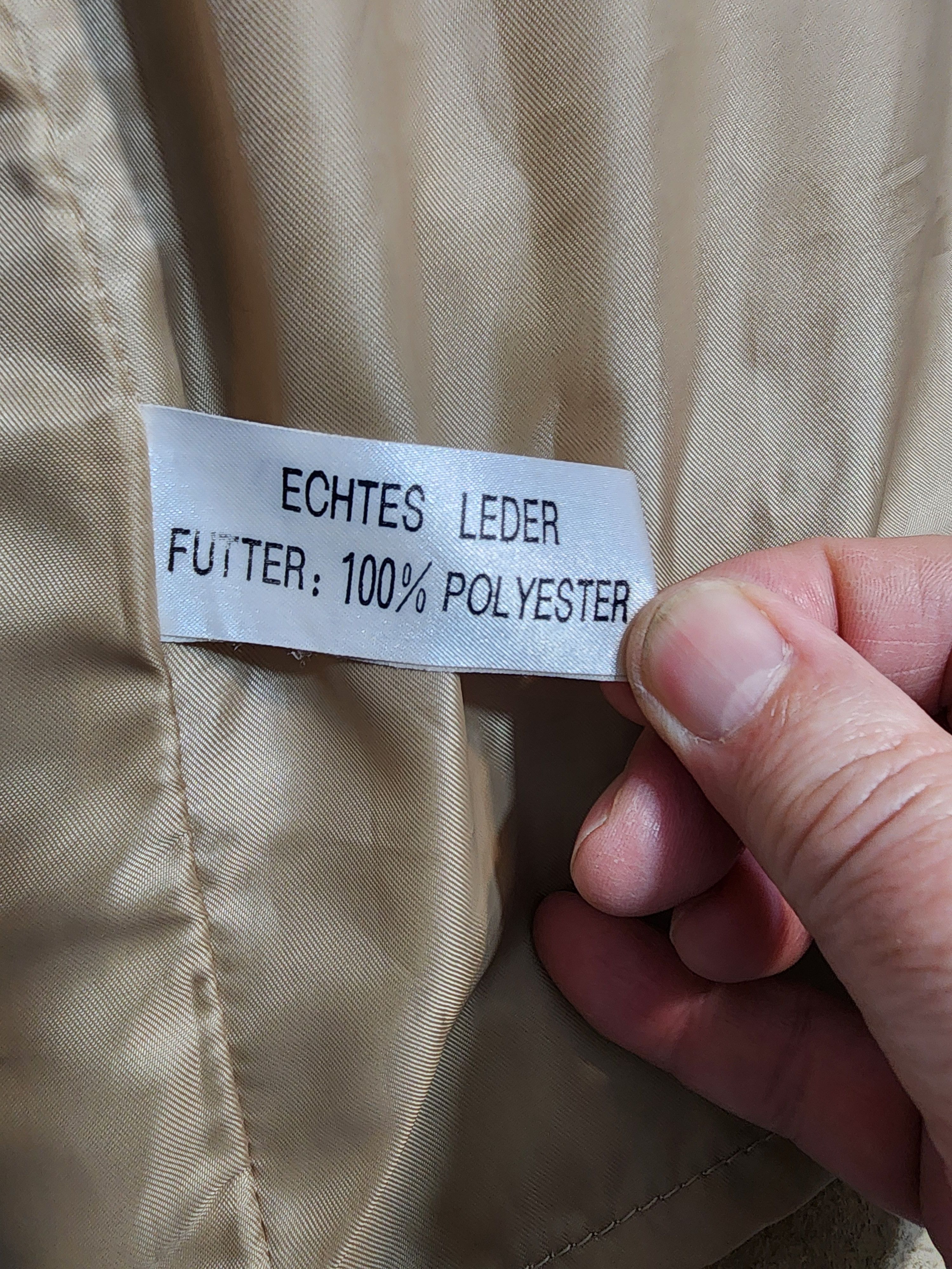 Genuine Leather Brown Suede Leather Jacket: Classic Design Size XXL / US 16-18 / IT 52-54 - 8 Thumbnail