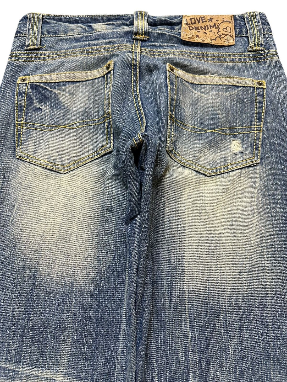 Japanese Brand Vintage Japanese Brand Faded Wash Distressed Style Jeans Size US 30 / EU 46 - 5 Thumbnail