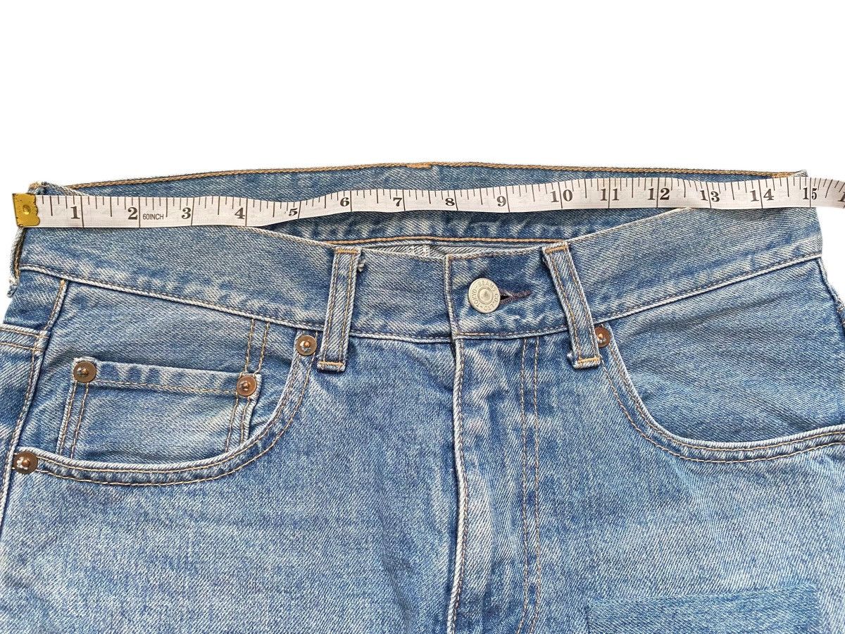Japanese Brand Beams Japan Selvedge Distressed Patchwork Denim Size US 30 / EU 46 - 13 Thumbnail