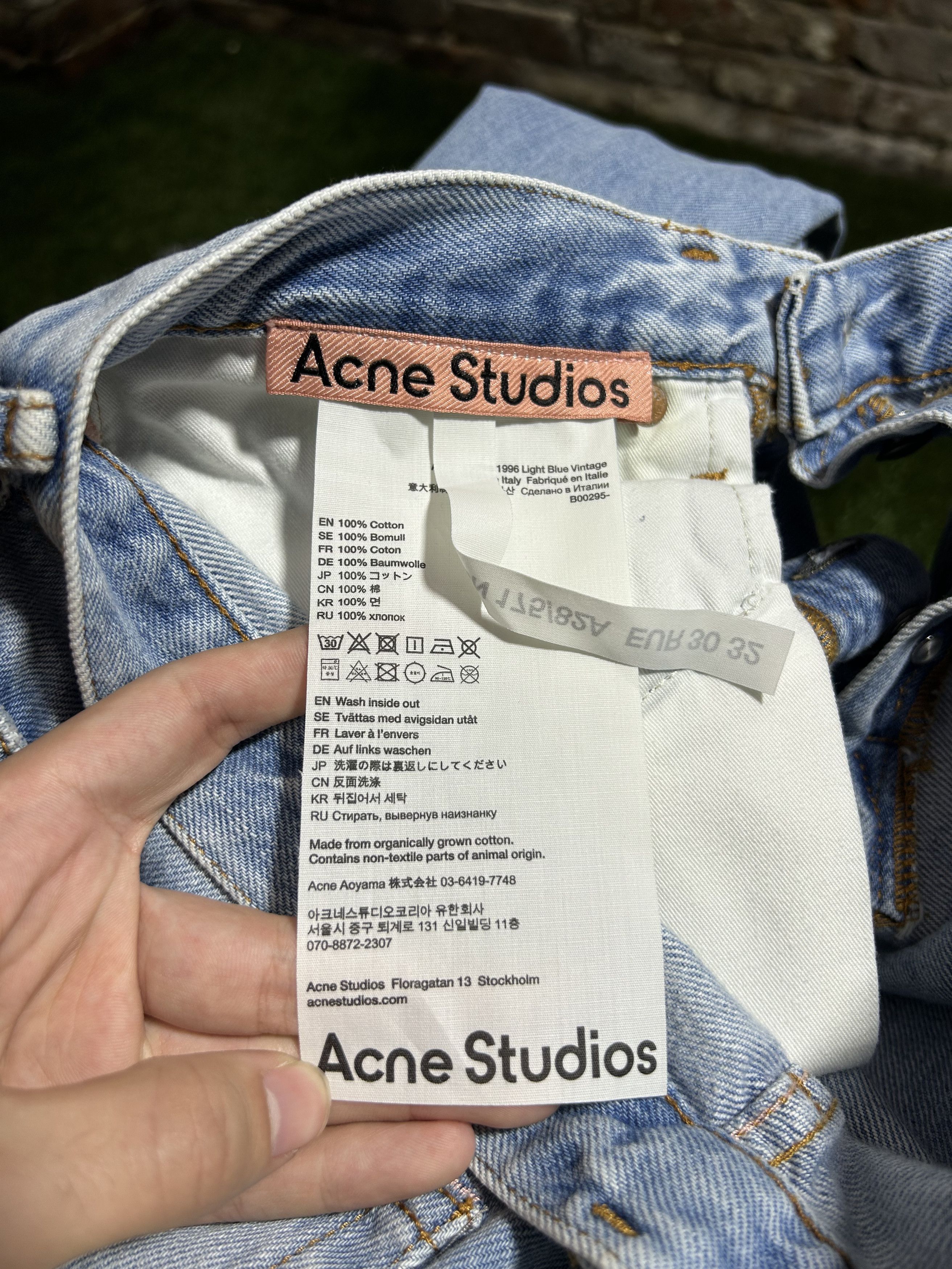 Acne Studios Acne Studios Light Wash Denim Size US 30 / EU 46 - 4 Thumbnail
