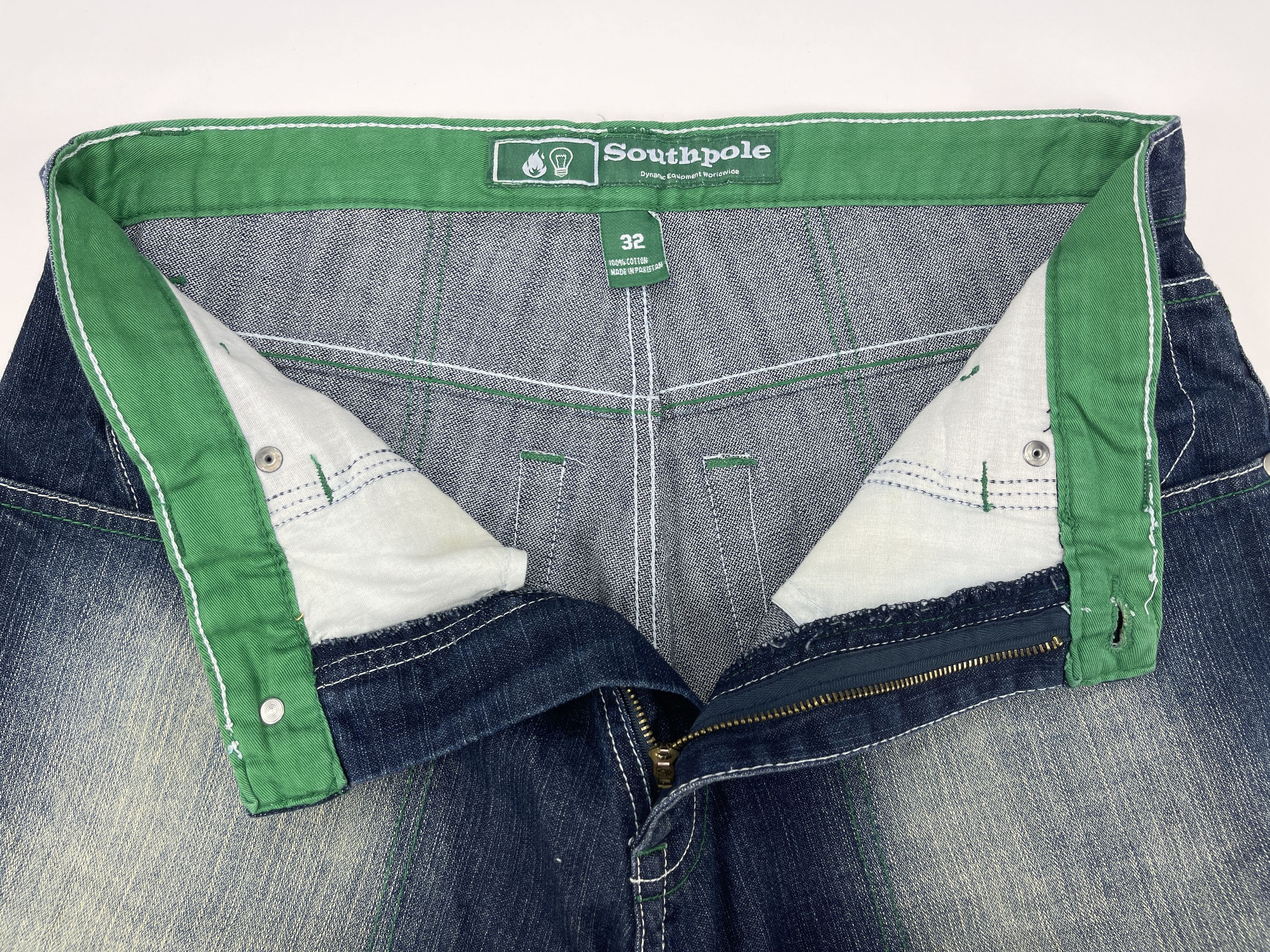 Southpole Southpole jeans shorts, vintage hip hop baggy South Pole, 32 Size US 32 / EU 48 - 11 Thumbnail