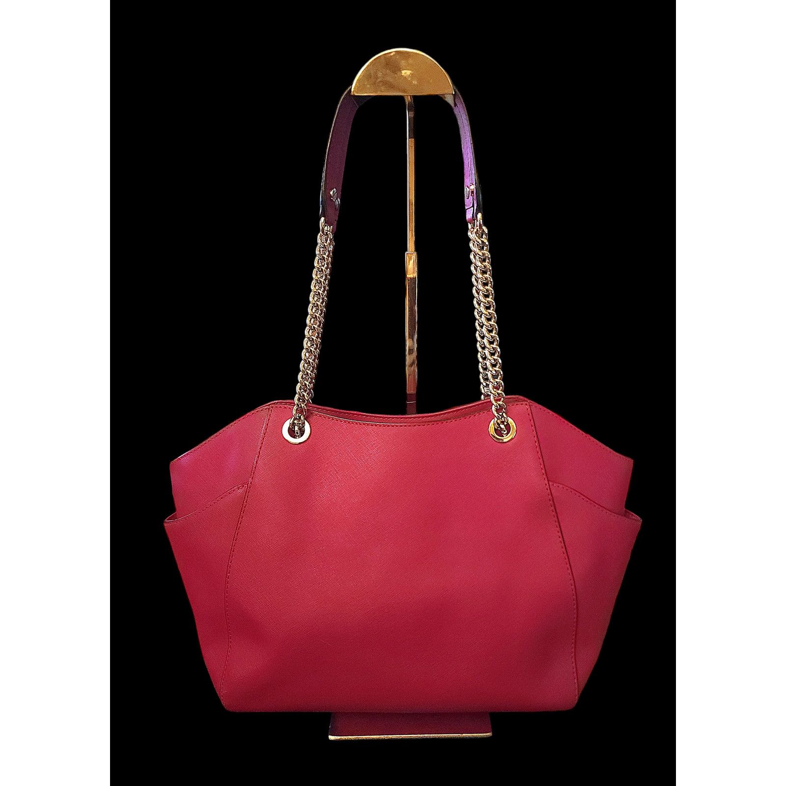 Michael Kors Michael Kors Jet Set red saffiano leather shoulder bag Size ONE SIZE - 2 Thumbnail