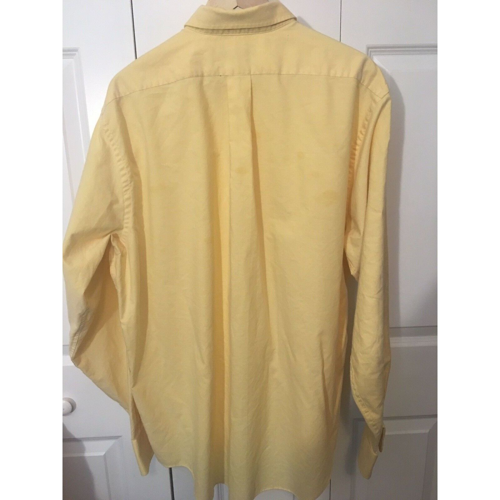 Chaps Chaps Oxford Men’s Button Shirt Yellow Size 17-17 1/2 Size US XL / EU 56 / 4 - 5 Thumbnail