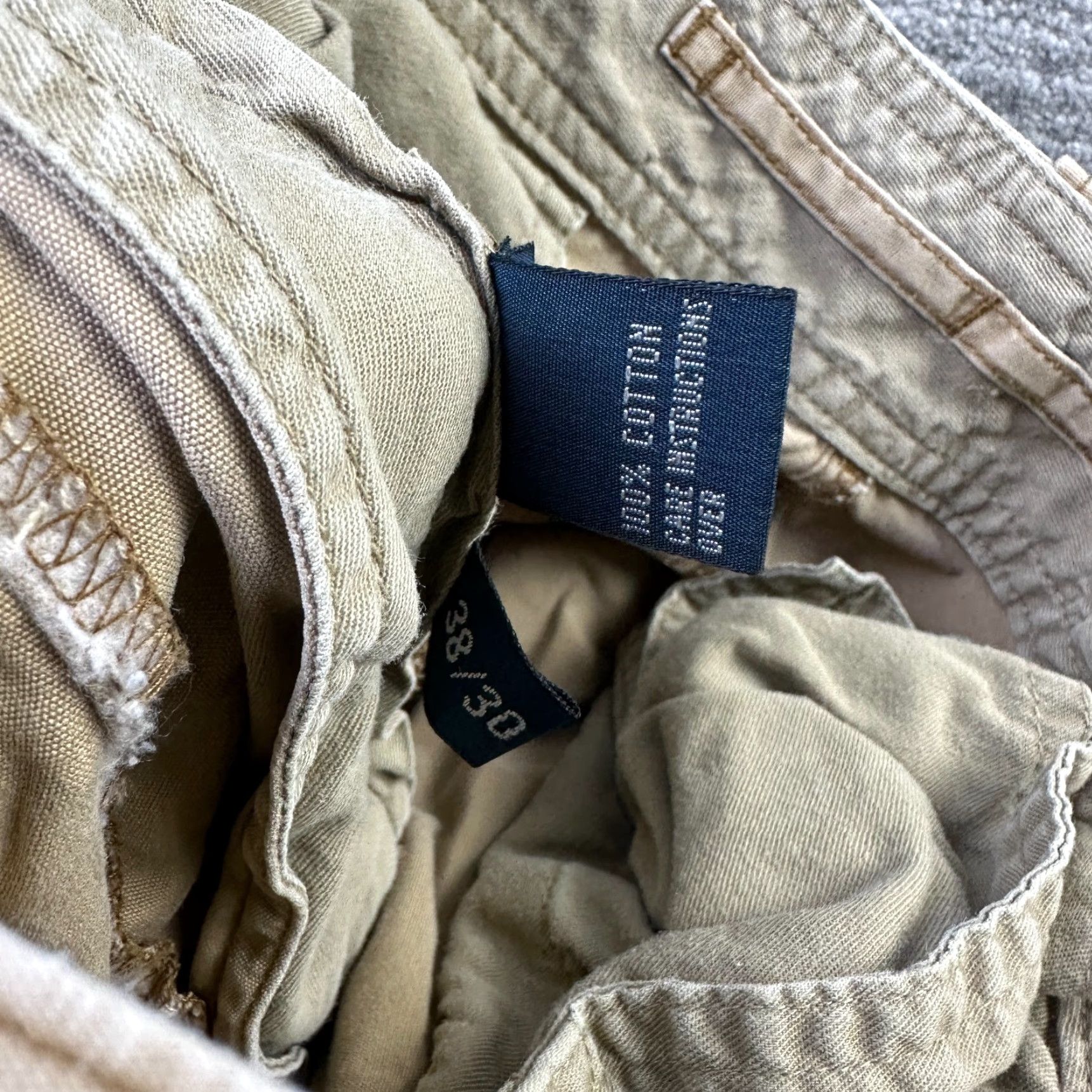 Polo Ralph Lauren Polo Ralph Lauren Pants Cargo Mens 38x30 Beige Tan Utility Cargo Pants Regular fit 5-Pocket Denim Cotton Beige Mens Size US XS / EU 42 / 0 - 7 Thumbnail
