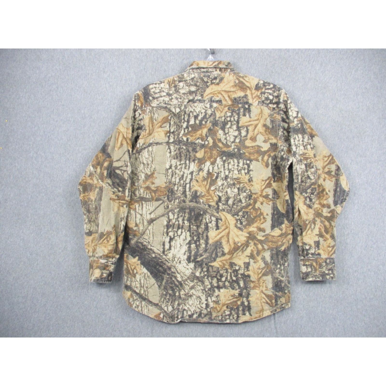 Vintage VINTAGE Northwest Territory Shirt Mens Medium Camouflage Camo Flannel Button-Up Hunting All Seasons Pockets Brown Cotton Polyester Size US M / EU 48-50 / 2 - 6 Thumbnail