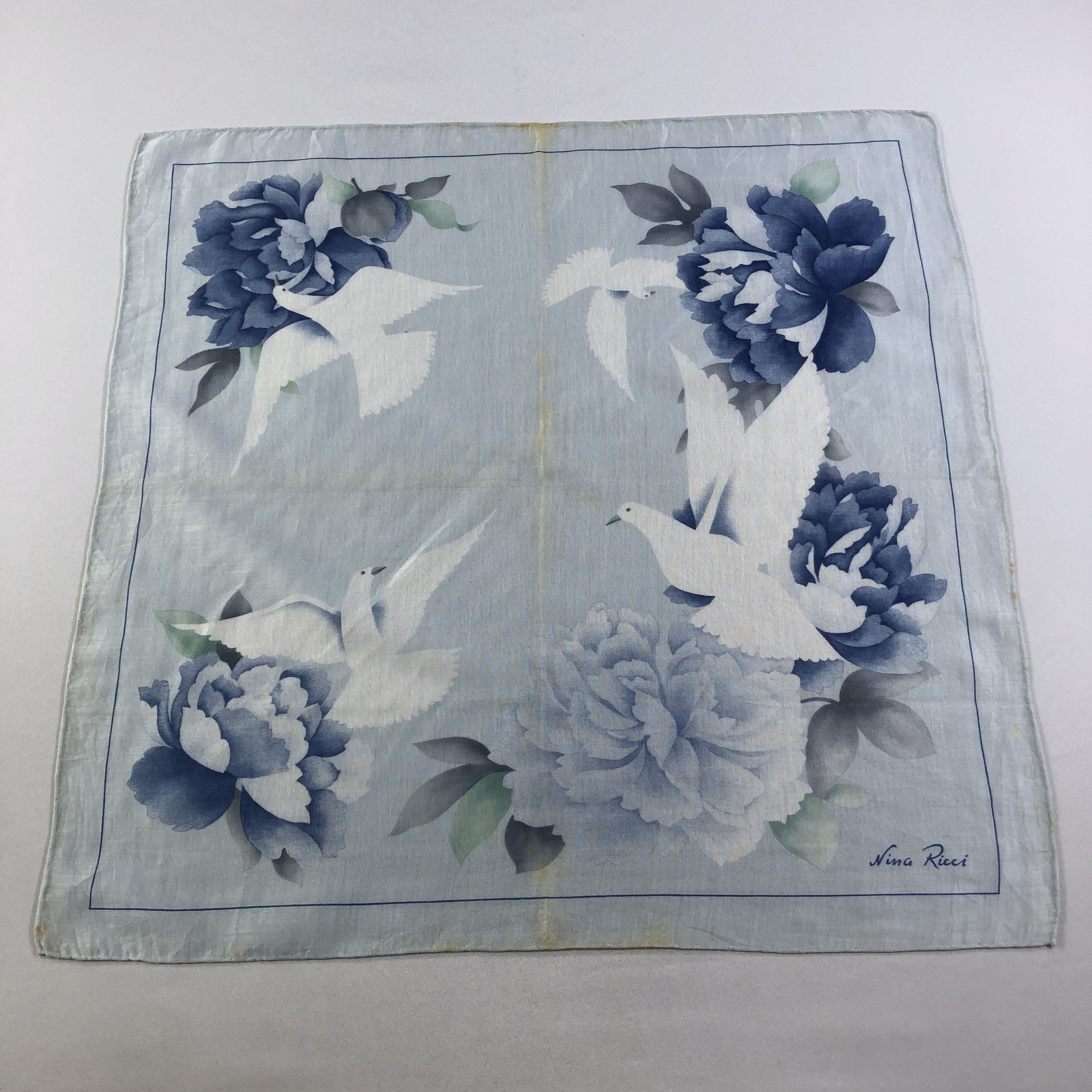 Nina Ricci Handkerchief Neckerchief Bandana H1621
