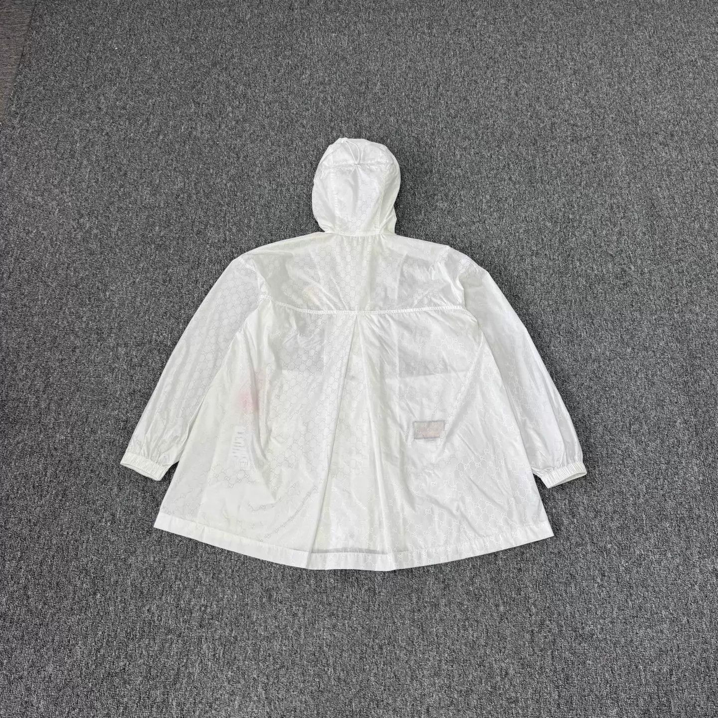 Gucci Gucci Double G Allover Embroidered Patched Hooded Jacket 38 Size XS / US 0-2 / IT 36-38 - 2 Thumbnail