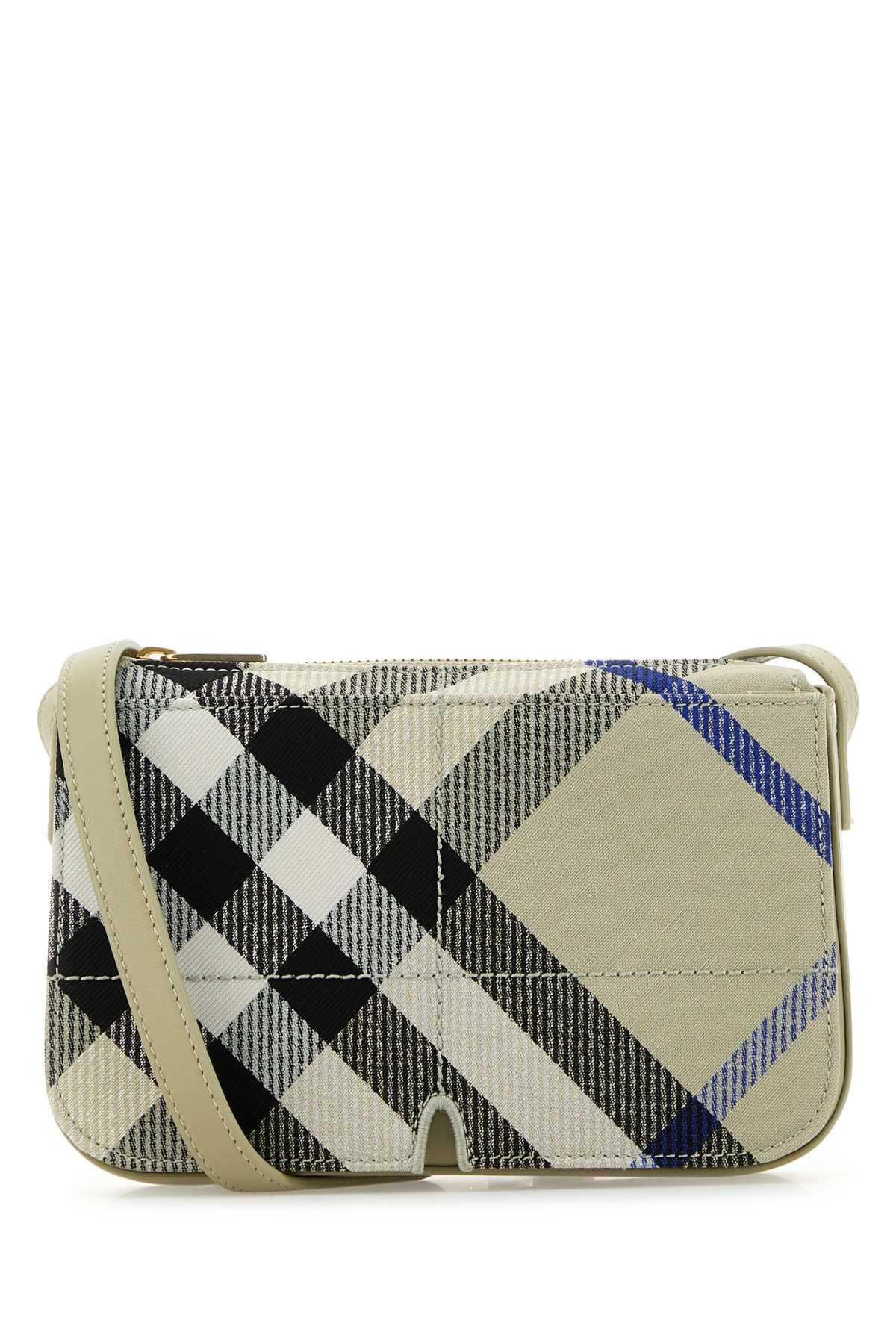 Burberry Embroidered Canvas Snip Crossbody Bag Size ONE SIZE - 1 Thumbnail