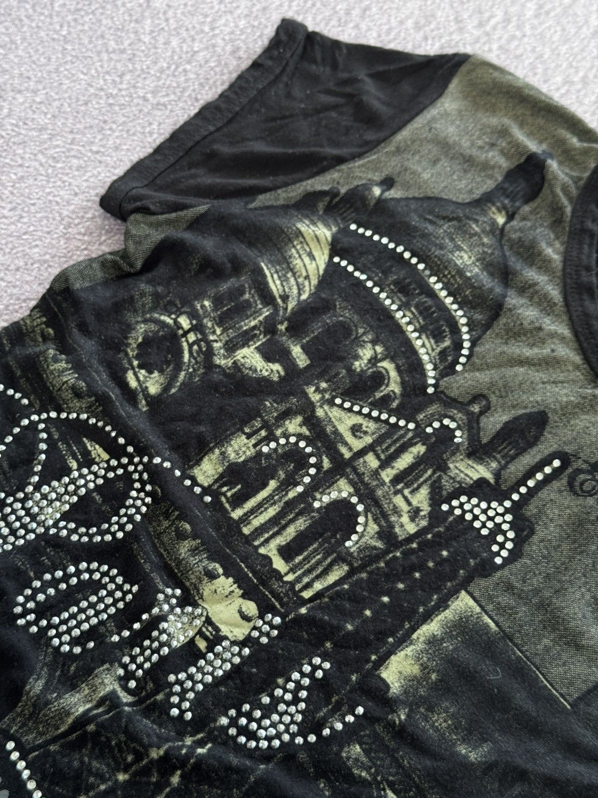 Hysteric Glamour Vintage 00’s Aesthetic Y2K Paris Graphic Tank Top Size S / US 4 / IT 40 - 9 Thumbnail