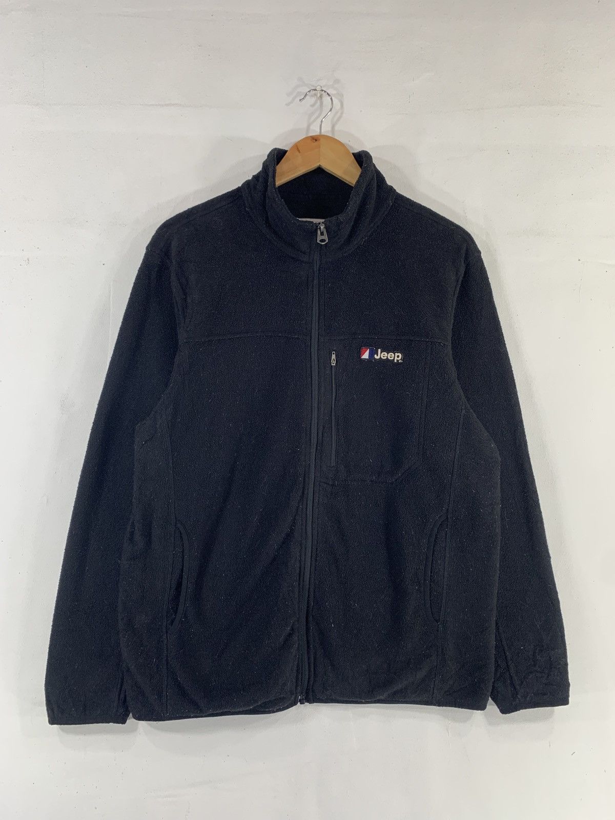 Jeep Jeep Fleece Black Jacket Full Zipper Size US L / EU 52-54 / 3 - 1 Thumbnail