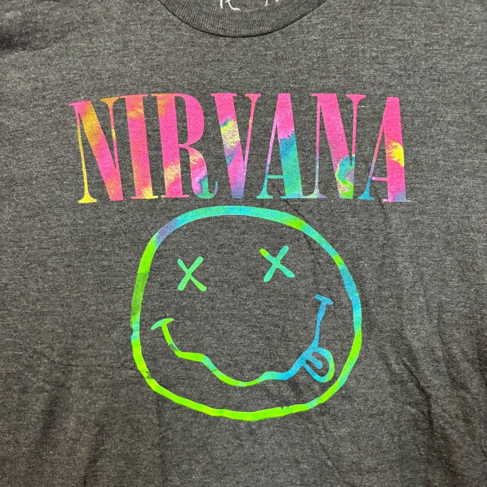 Nirvana Nirvana Nevermind Dead Eyes Colorburst Smiley Grunge Tee XL Size US XL / EU 56 / 4 - 2 Thumbnail