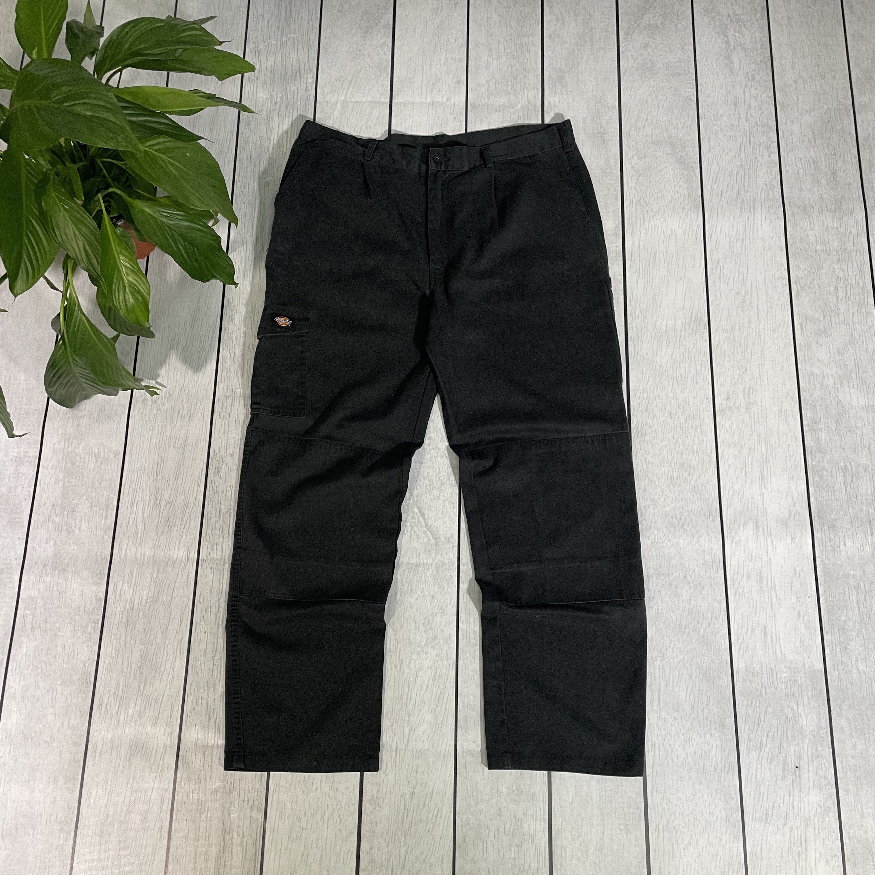 Dickies Dickies Work Pants – Black Canvas | W38 L32 y2k streetwear Size US 38 / EU 54 - 1 Thumbnail