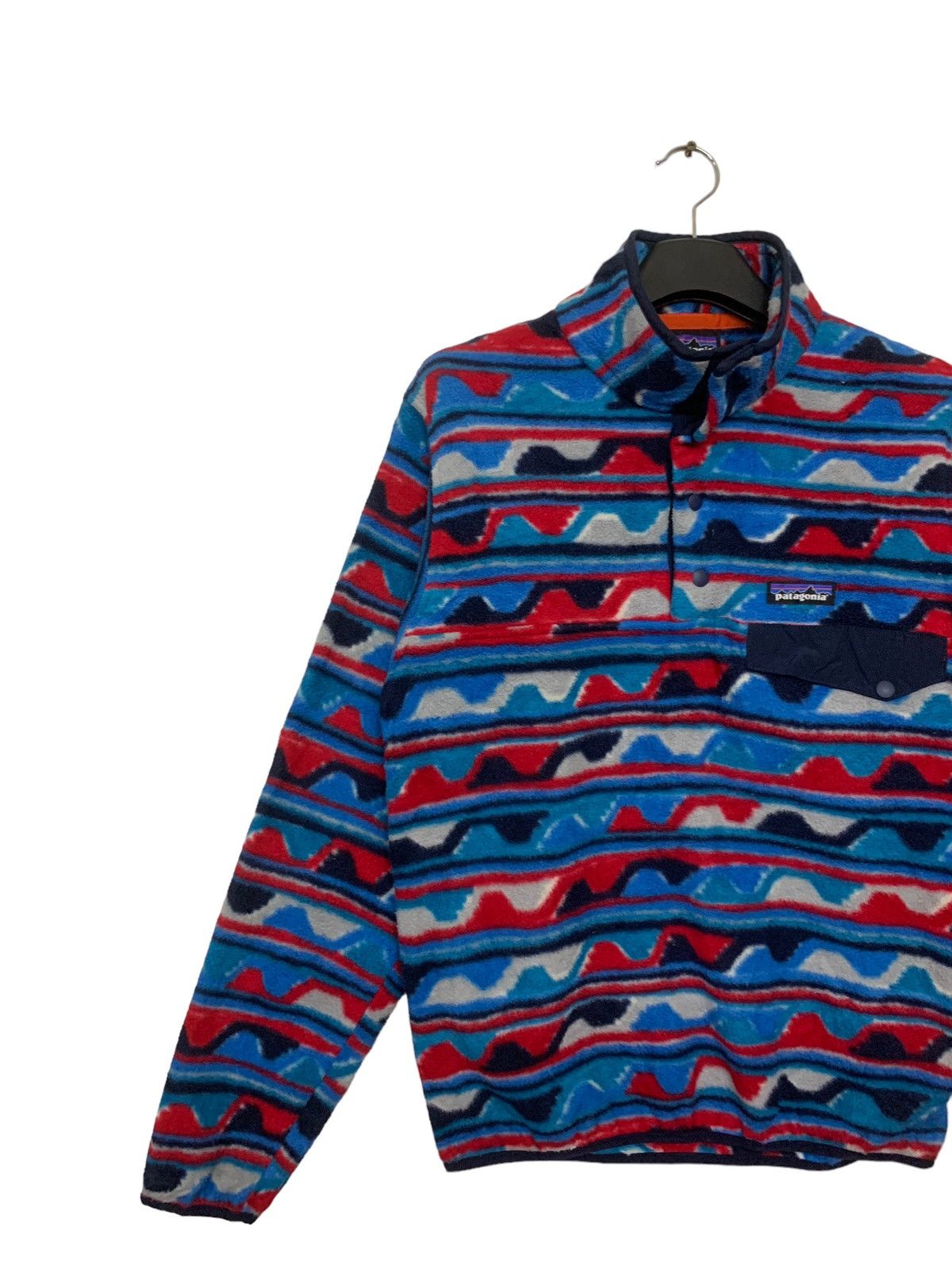 RARE PATAGONIA SYNCHILLA SMALL LOGO SINGLE POCKET FLEECE