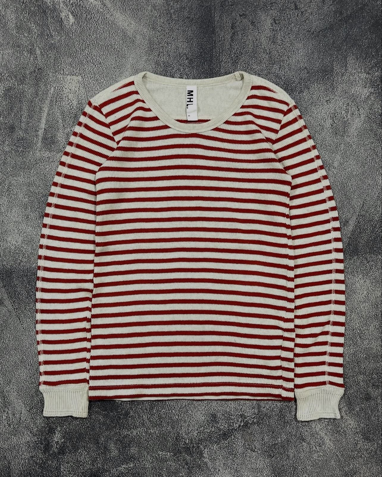 Margaret Howell MHL Longsleeve Knit Stripe Size US S / EU 44-46 / 1 - 1 Thumbnail