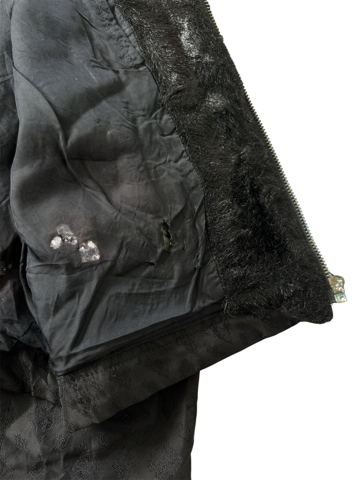 Yoshiyuki Konishi Fur Cropped Flight Jacket Size US M / EU 48-50 / 2 - 8 Thumbnail