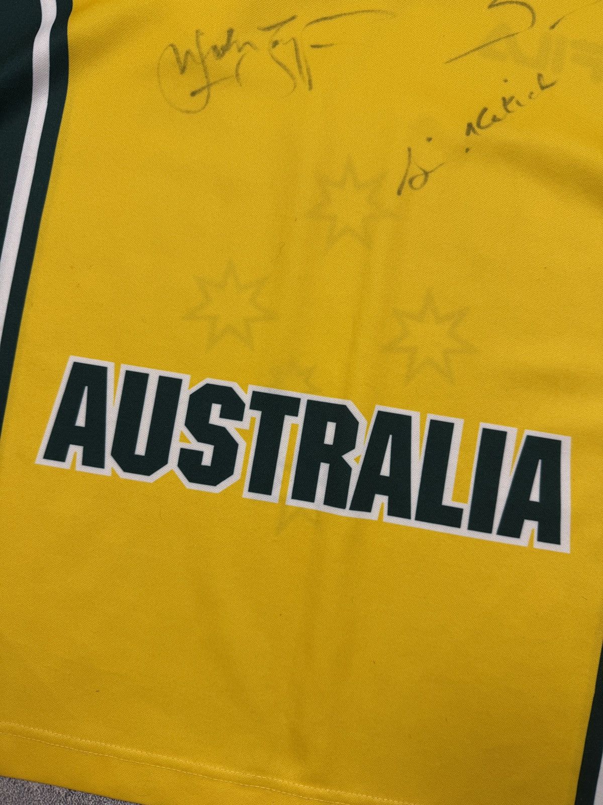 Fila Fila Australia ACB Cricket Jersey Polo Shirt Signed Mens Size US M / EU 48-50 / 2 - 18 Thumbnail