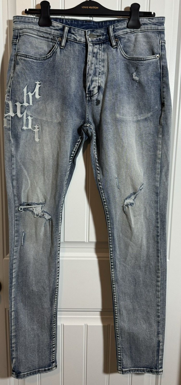 Ksubi Ksubi Embroidered Denim Size US 34 / EU 50 - 1 Thumbnail