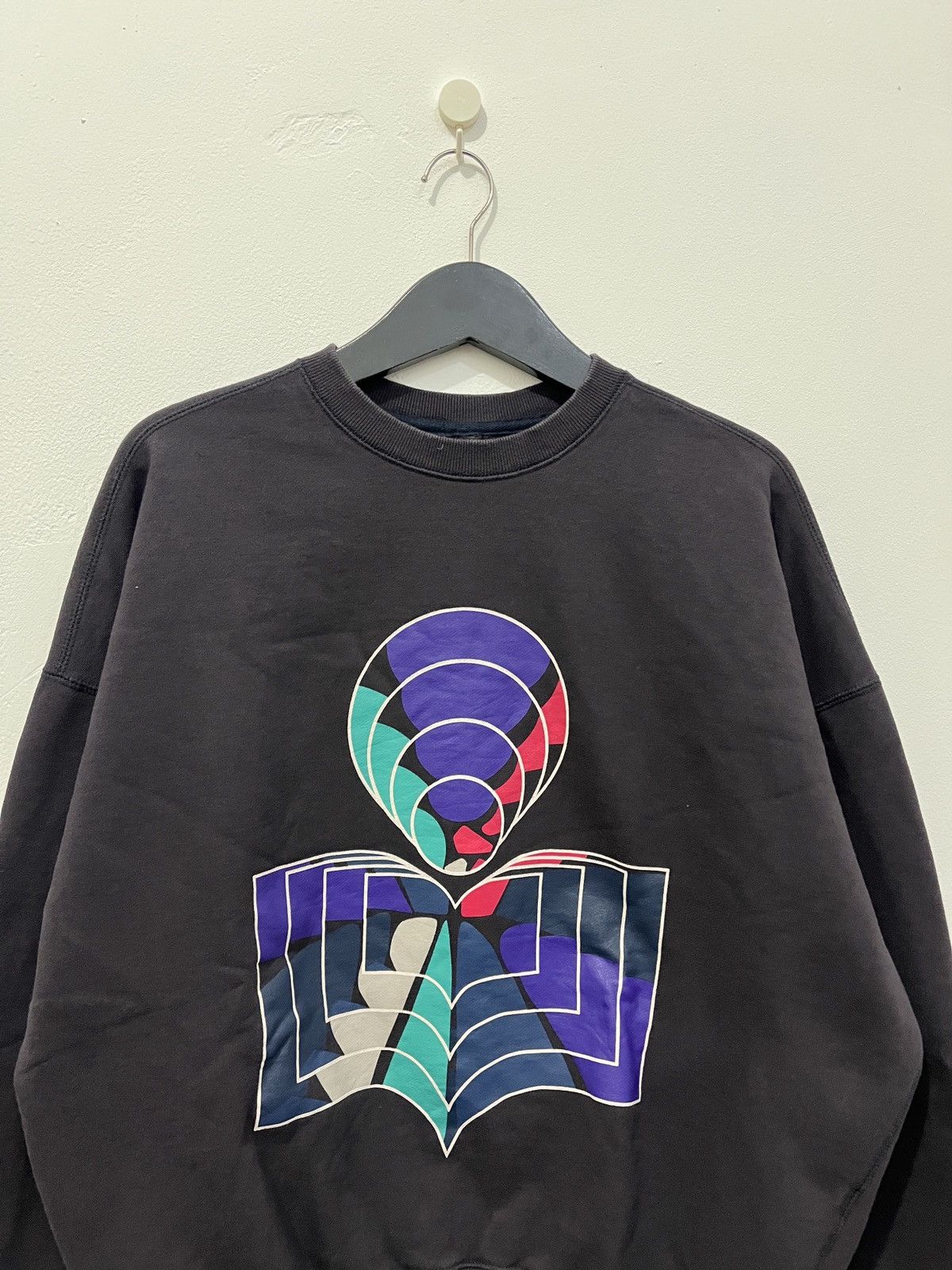 Isabel Marant Etoile Isabel Marant Etoile Rare Cubism logo Oversize sweatshirt Size US XL / EU 56 / 4 - 2 Thumbnail