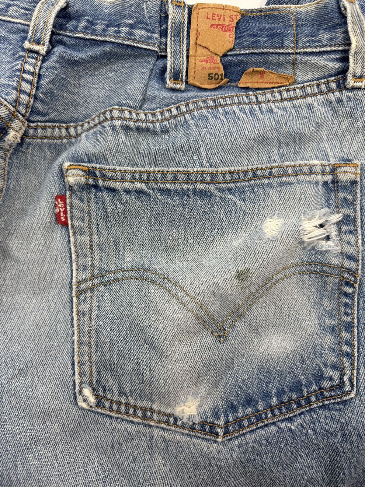 Levi's LEVI’S 501 DISTRESSED JEANS Size US 38 / EU 54 - 8 Thumbnail