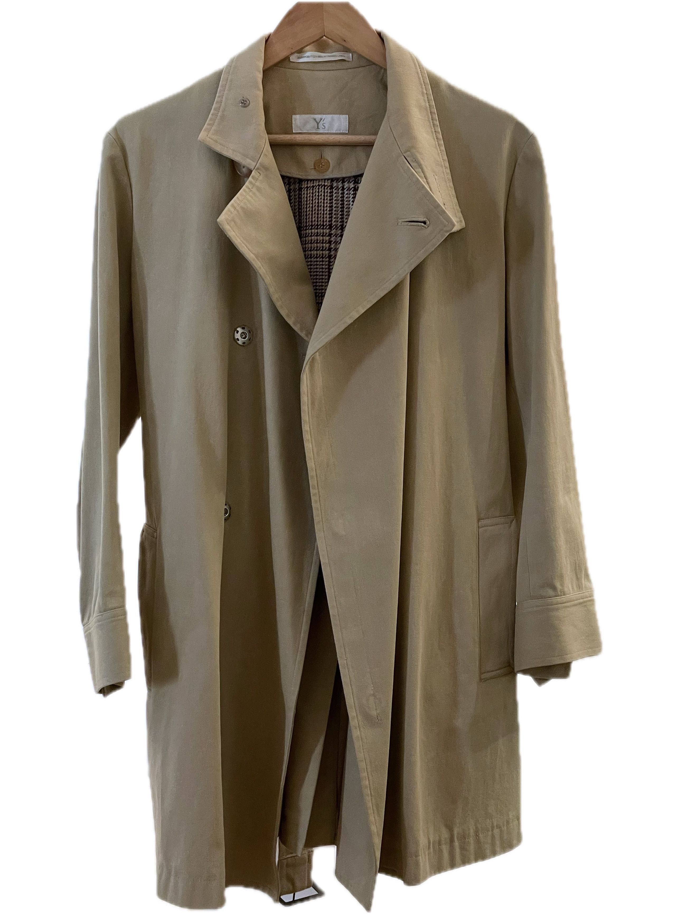 Y's Yohji Y's cotton twill coat w/ detachable wool lining Size US S / EU 44-46 / 1 - 1 Thumbnail