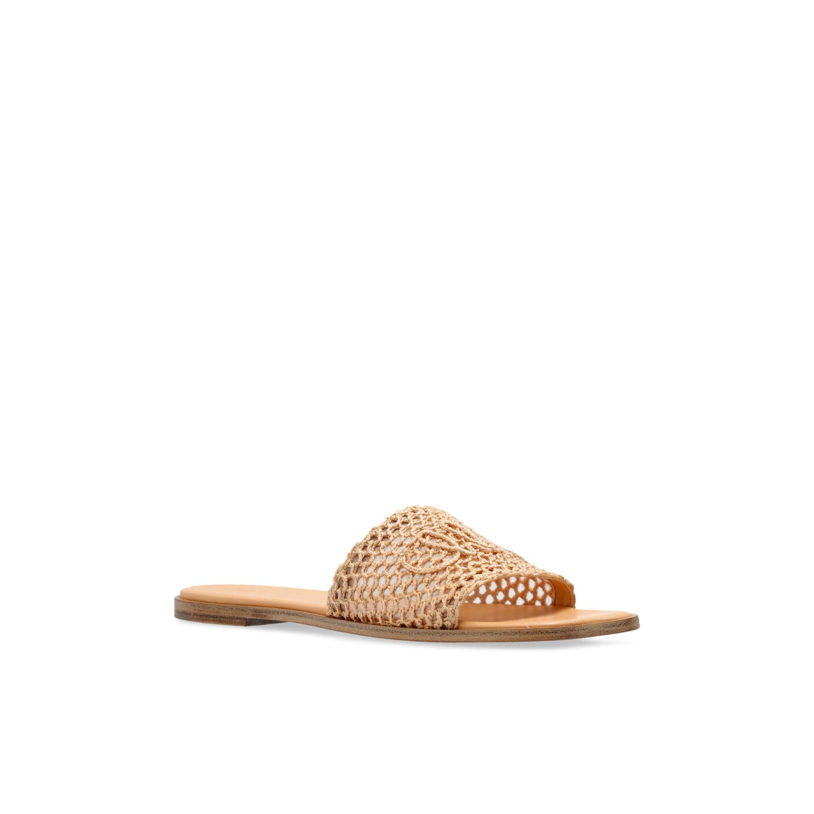 Chloe Chloe Flower Beige Raffia Leather Flip Flops New & Authentic Size US 5 / IT 35 - 2 Thumbnail