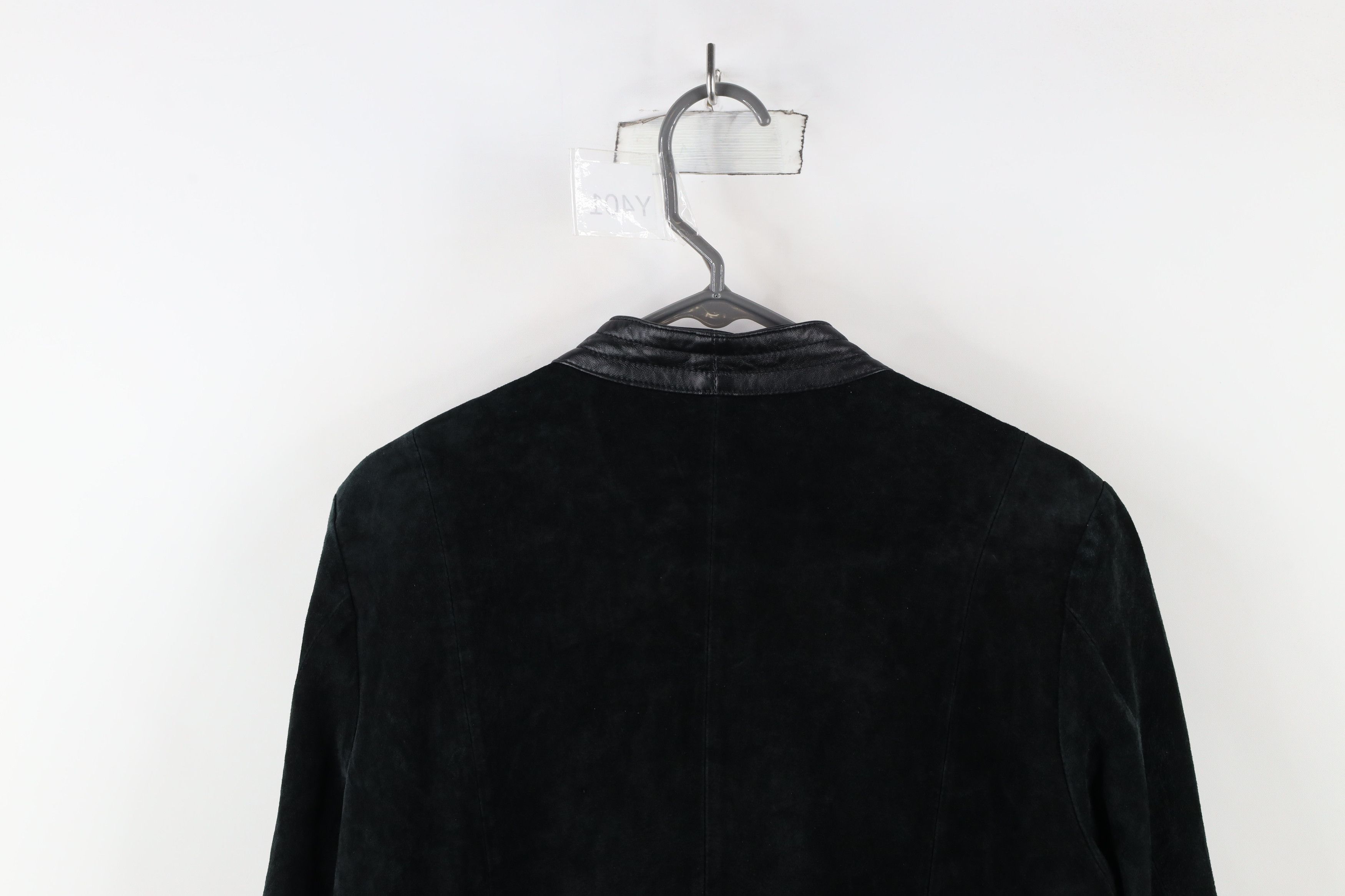Vintage Vintage 90s Streetwear Goth Leather Tie Front Jacket Black Size M / US 6-8 / IT 42-44 - 10 Thumbnail