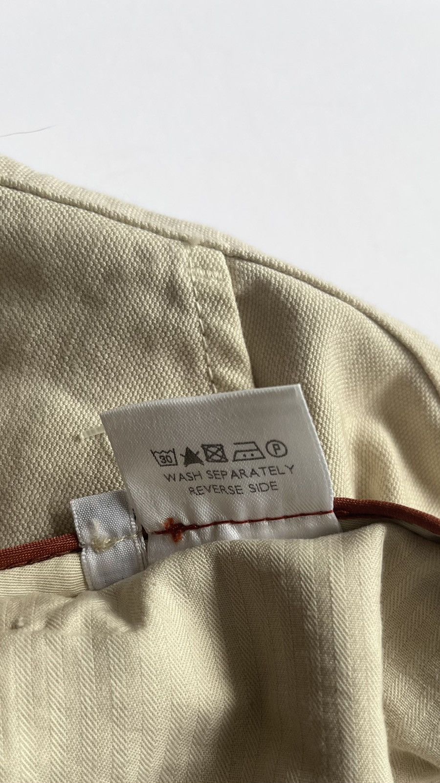 Loro Piana Loro Piana Beige Cotton Mens Shorts Size US 44 / EU 60 - 7 Thumbnail
