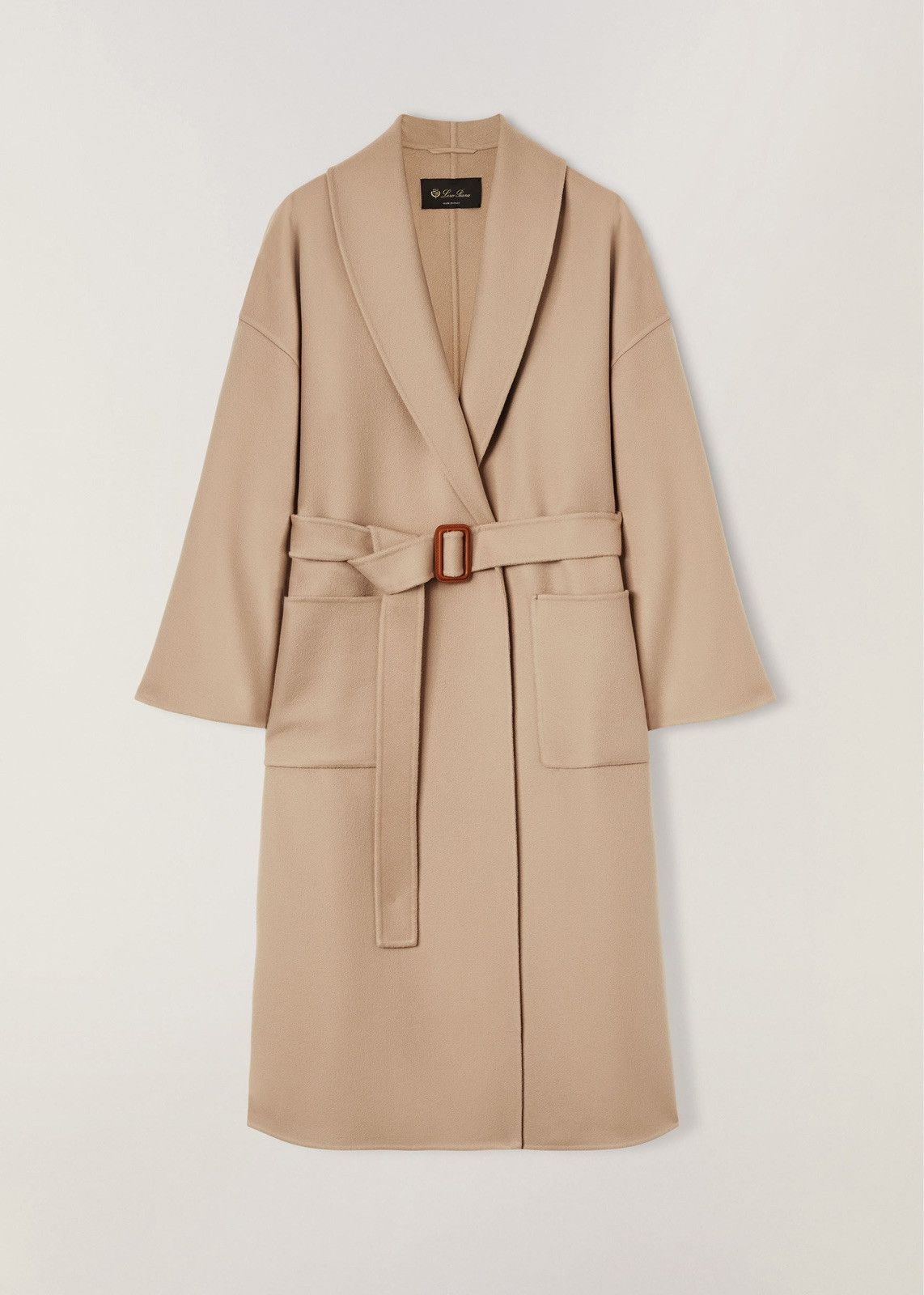image of Loro Piana O1Srvl11E0424 Coat In Brown, Women's (Size Small)
