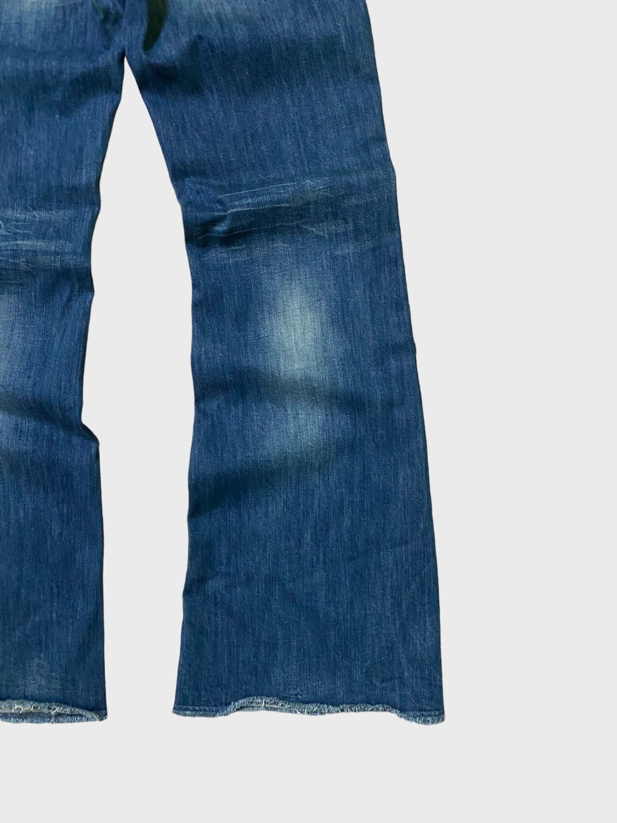 Diesel Flared Balenciaga Style Diesel Washed Wide legs Jeans 90s Size US 27 - 13 Thumbnail