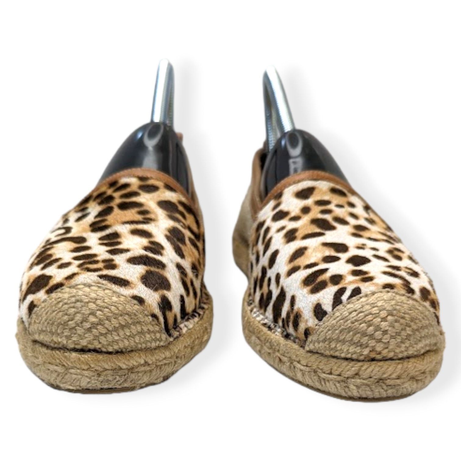 Stuart Weitzman Cheetah print leather espadrilles sz 38 (US sz 7) Size US 8 / IT 38 - 4 Thumbnail