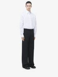 Alexander McQueen o1srvl11e0226 Low Rise Tuxedo Trousers In Black Size US 34 / EU 50 - 3 Thumbnail