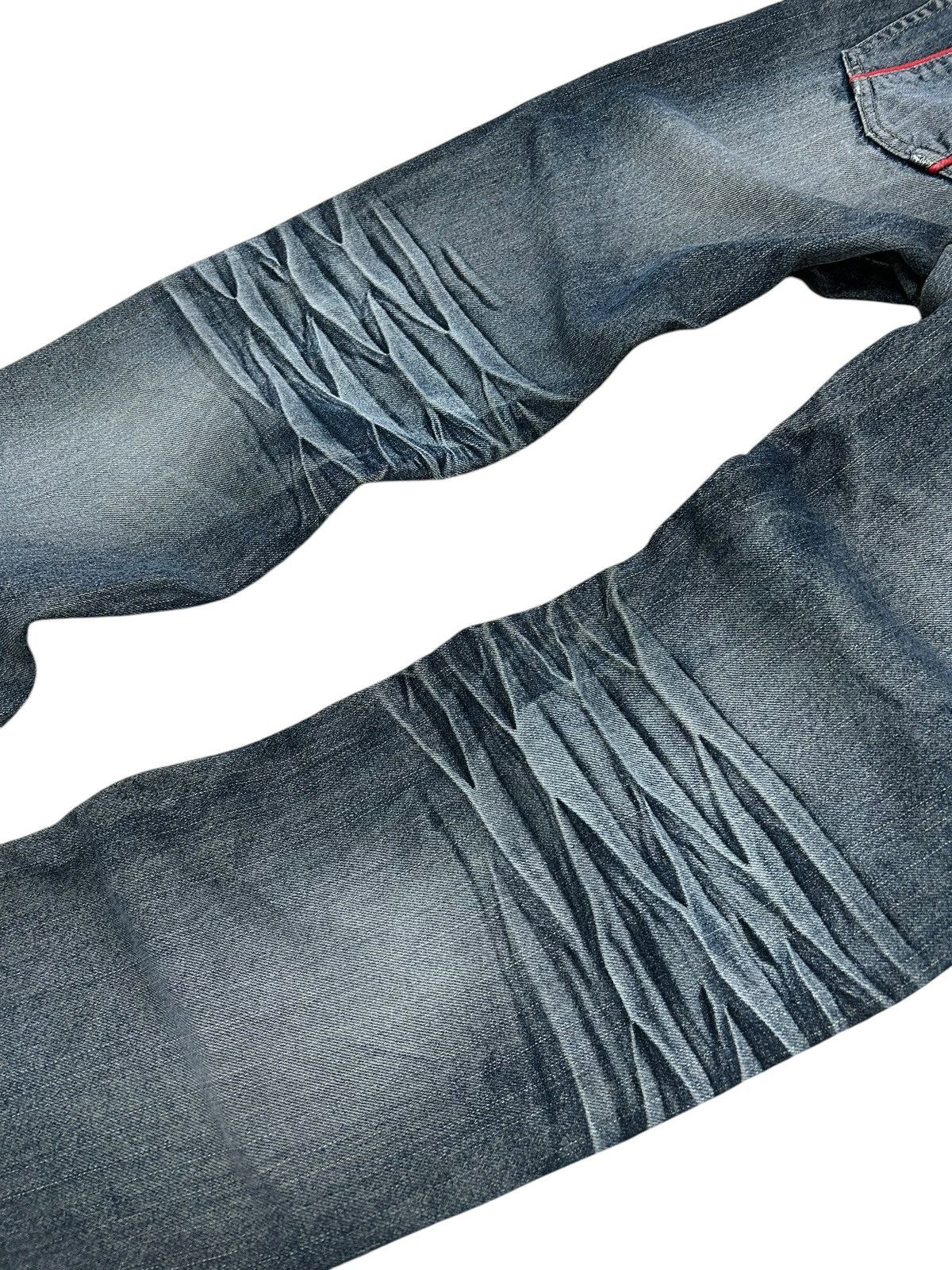 If Six Was Nine American Amore Puro Japan Jean Whisker Light Washed Size US 31 - 13 Thumbnail