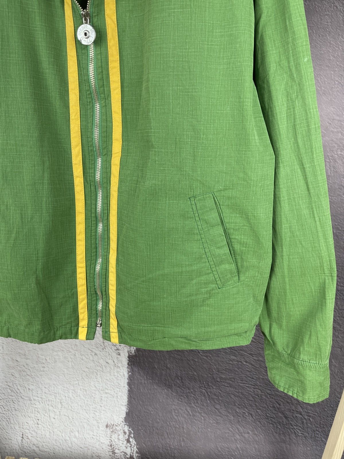 Diesel Diesel vintage made in Italy green yellow bomber jacket Size US L / EU 52-54 / 3 - 8 Thumbnail