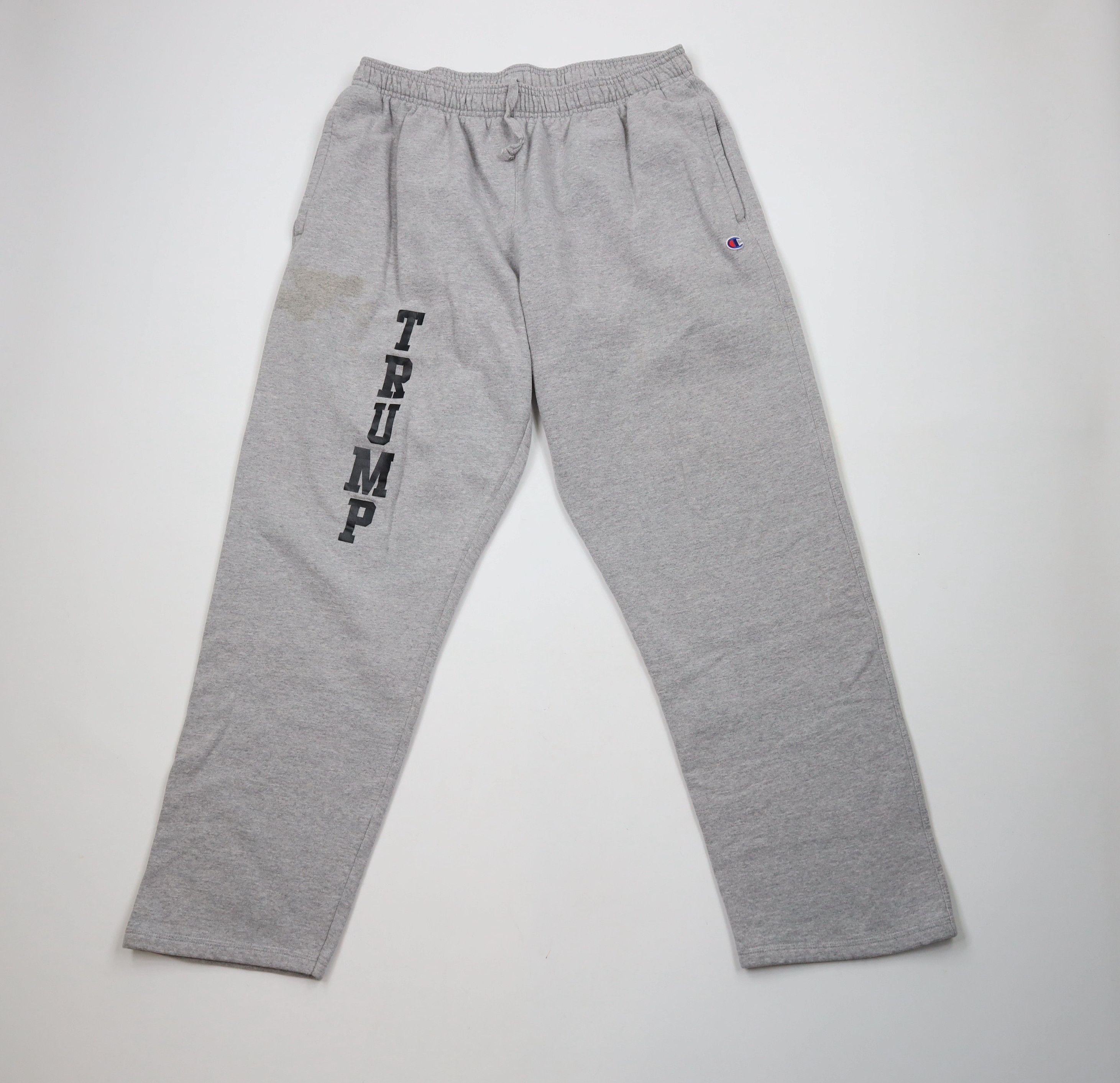 Champion × Vintage Vintage Y2K Champion Trump Wide Leg Sweatpants Pants Gray Size US 40 / EU 56 - 1 Thumbnail