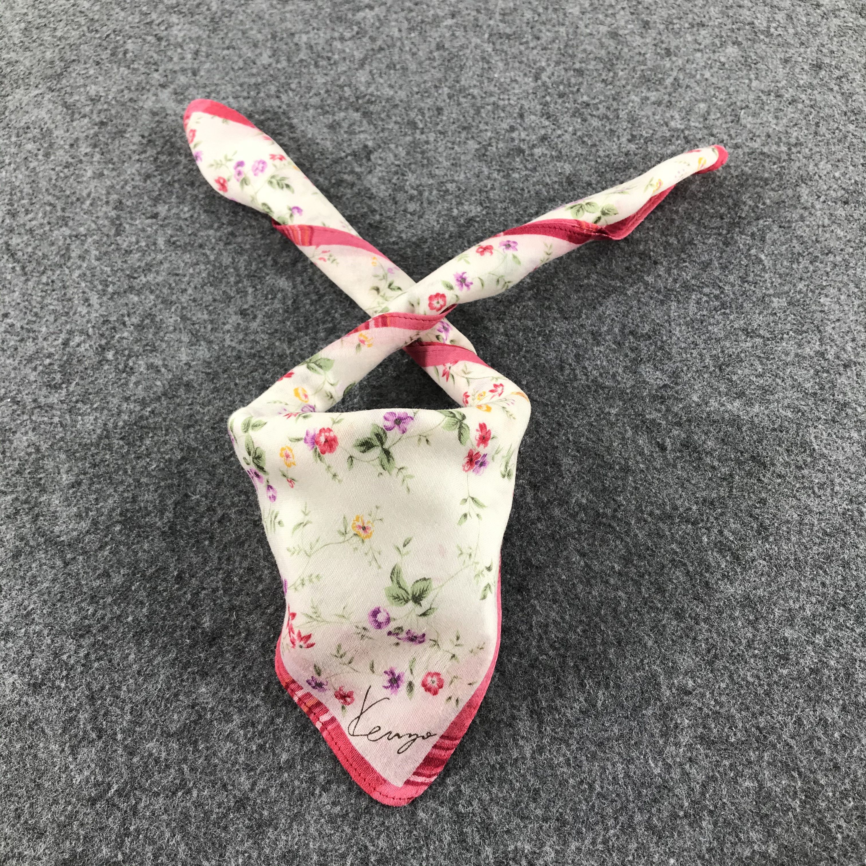 Kenzo × Vintage Kenzo Handkerchief Neckerchief Bandana H105 Size ONE SIZE - 1 Thumbnail