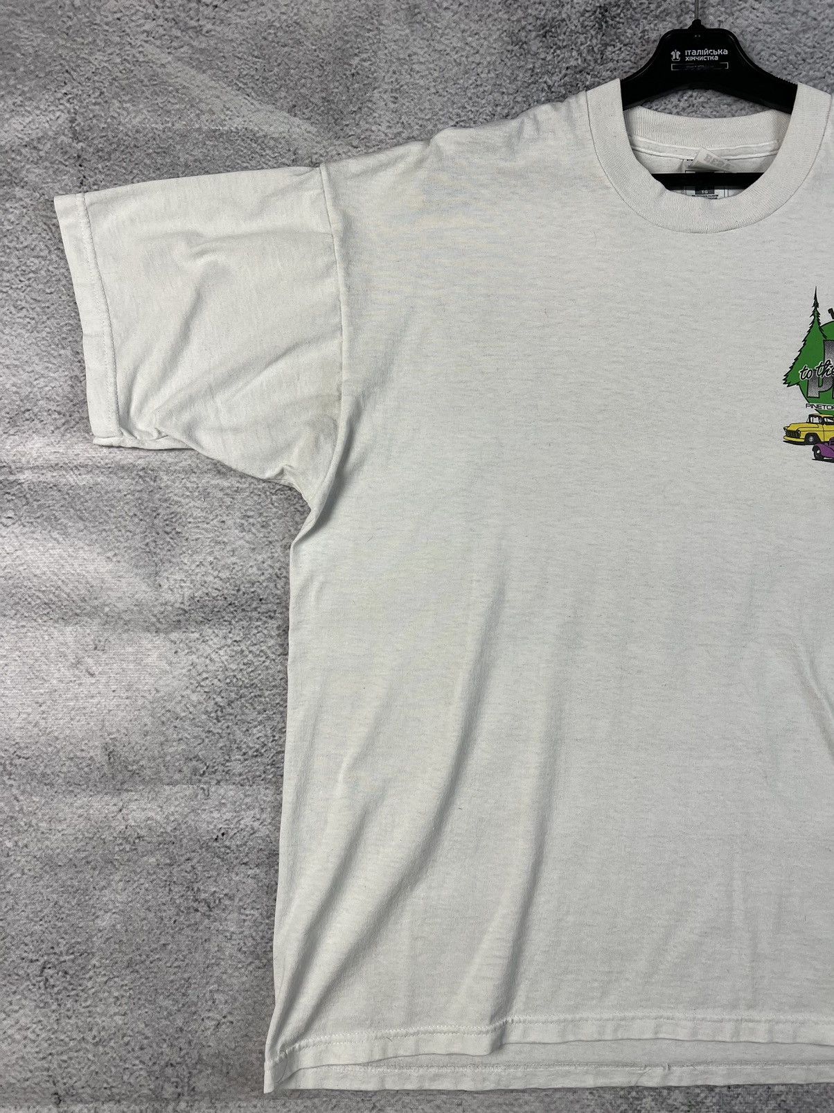 Band Tees × Vintage Vintage FOTL White Run to the Pines Pinetop Lakeside Arizona Size US XL / EU 56 / 4 - 5 Thumbnail