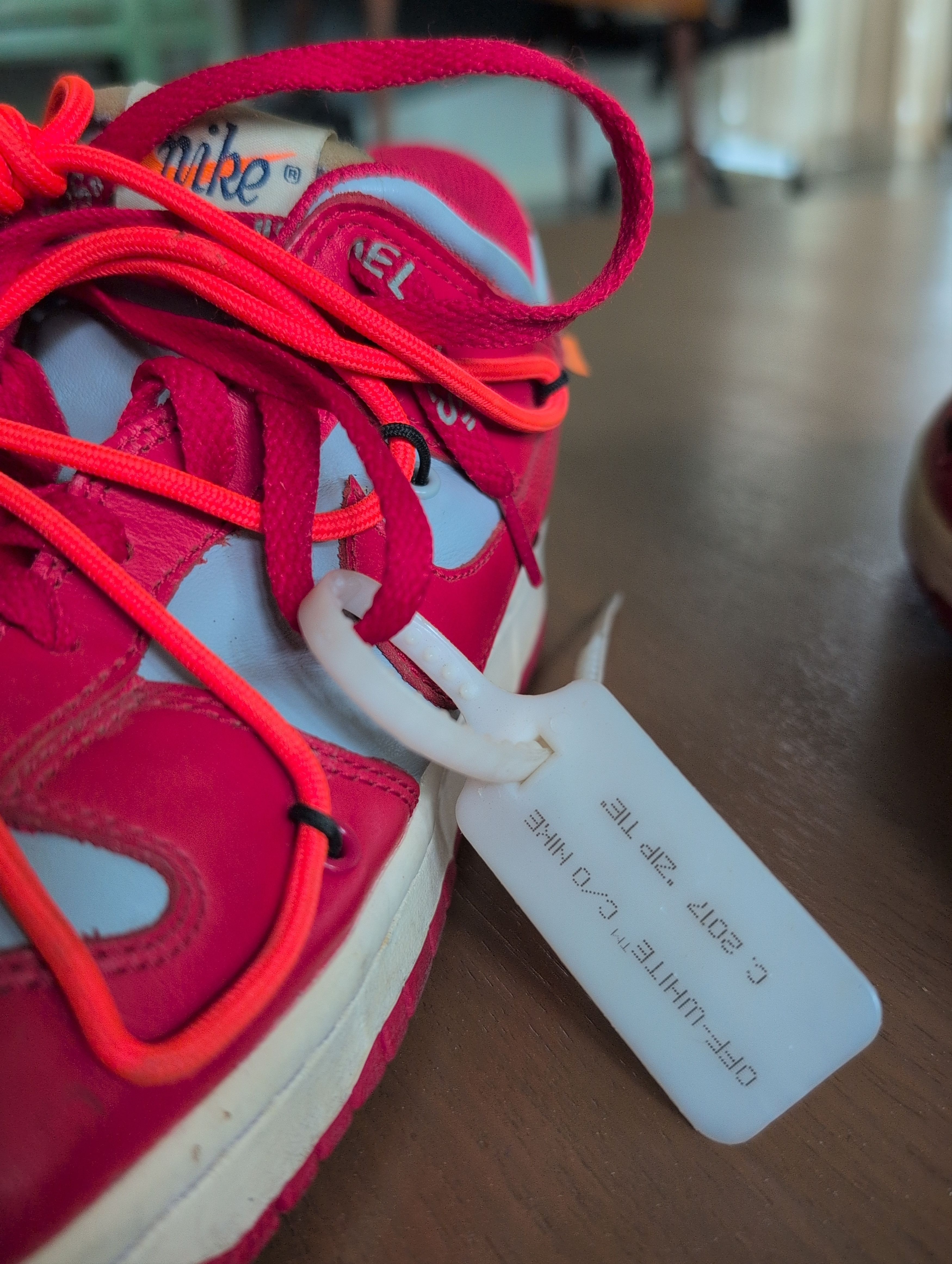 Nike × Off-White Nike Dunk Low Off-White University Red Size US 9.5 / EU 42-43 - 22 Thumbnail