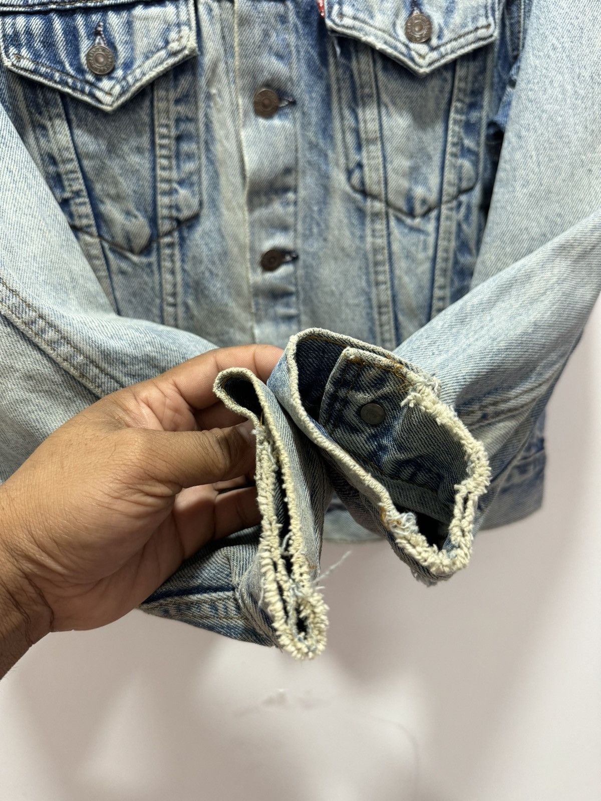 Levi's × Levi's Vintage Clothing × Vintage VINTAGE 80s LEVIS 70706-0216 STAMP 698 TRUCKER DENIM JACKET Size US S / EU 44-46 / 1 - 11 Thumbnail