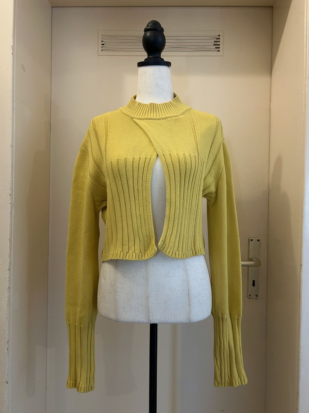 Dirk Bikkembergs S/S 1994 cropped cotton knit Size M / US 6-8 / IT 42-44 - 1 Thumbnail