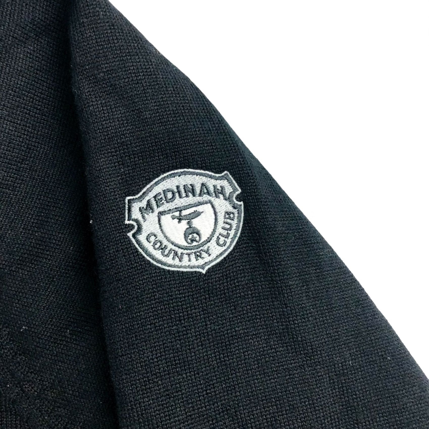 Footjoy FootJoy Men's Windstopper Knit Jacket Black 1/4 Zip Large Wool Cardigan? Size US L / EU 52-54 / 3 - 4 Thumbnail