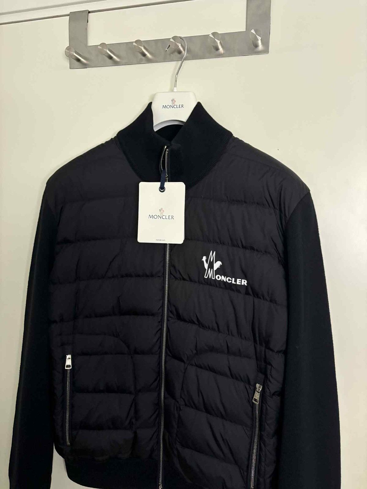 Moncler Logo cardigen Size US XXL / EU 58 / 5 - 4 Thumbnail