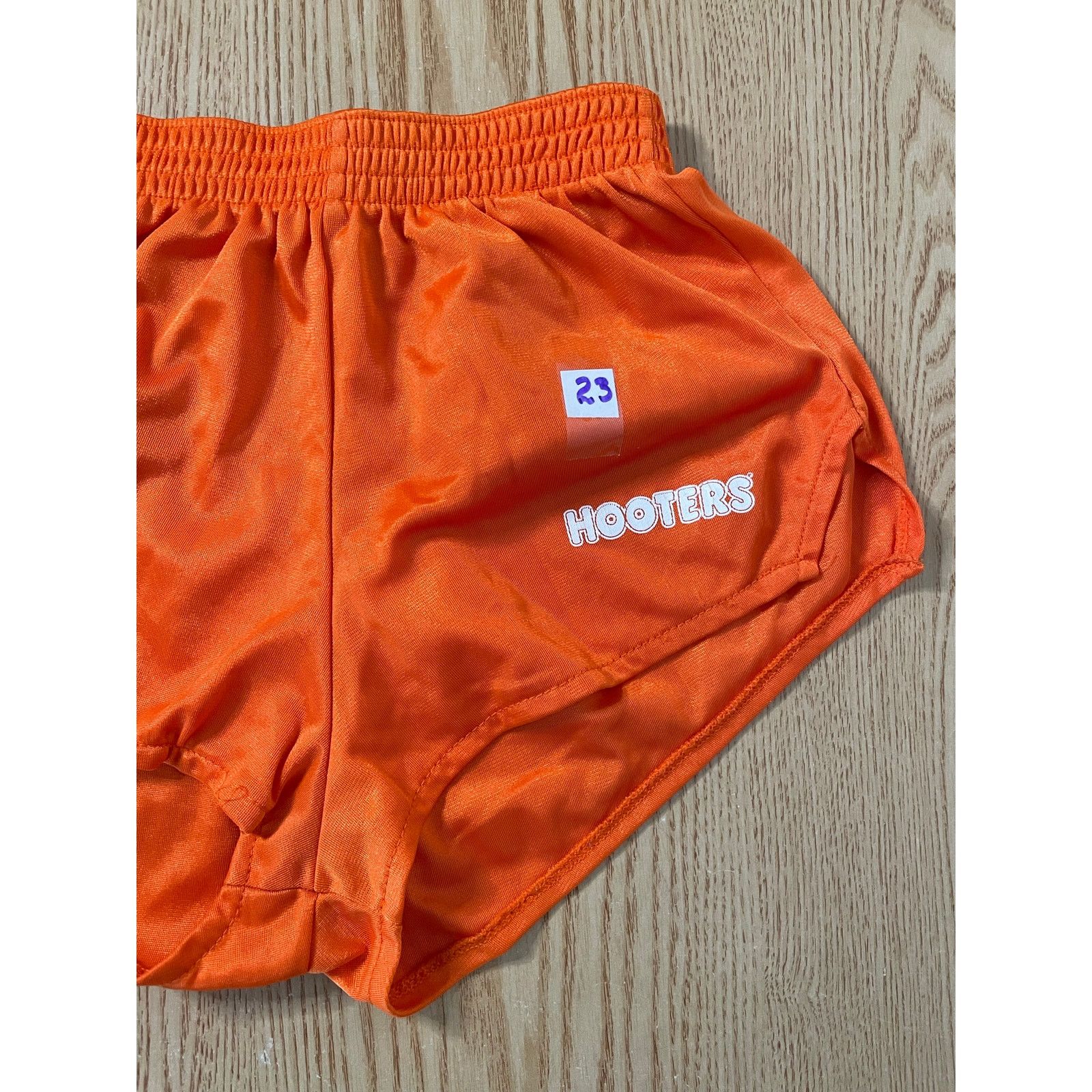 Other B19-23 Women’s Hooters Vintage Uniform Shorts Xxs Waist 9” Size 24" / US 00 / IT 34 - 2 Thumbnail