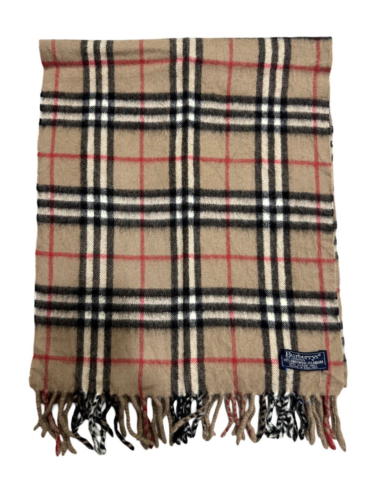 Burberry Burberrys Authentic Unisex Scarf 75%Lambswool 25%Angora Size ONE SIZE - 5 Thumbnail