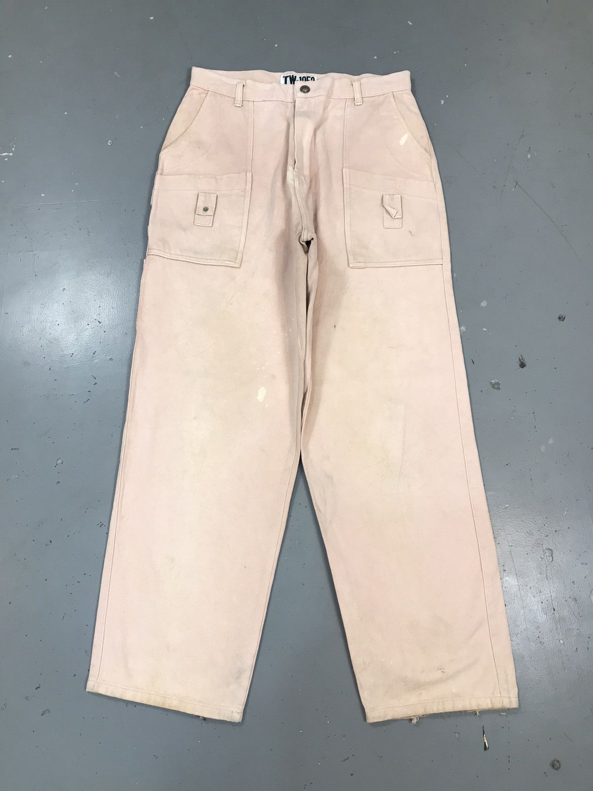Vintage Vintage TW1050 big zipper pocket cargo denim Size US 32 / EU 48 - 1 Thumbnail