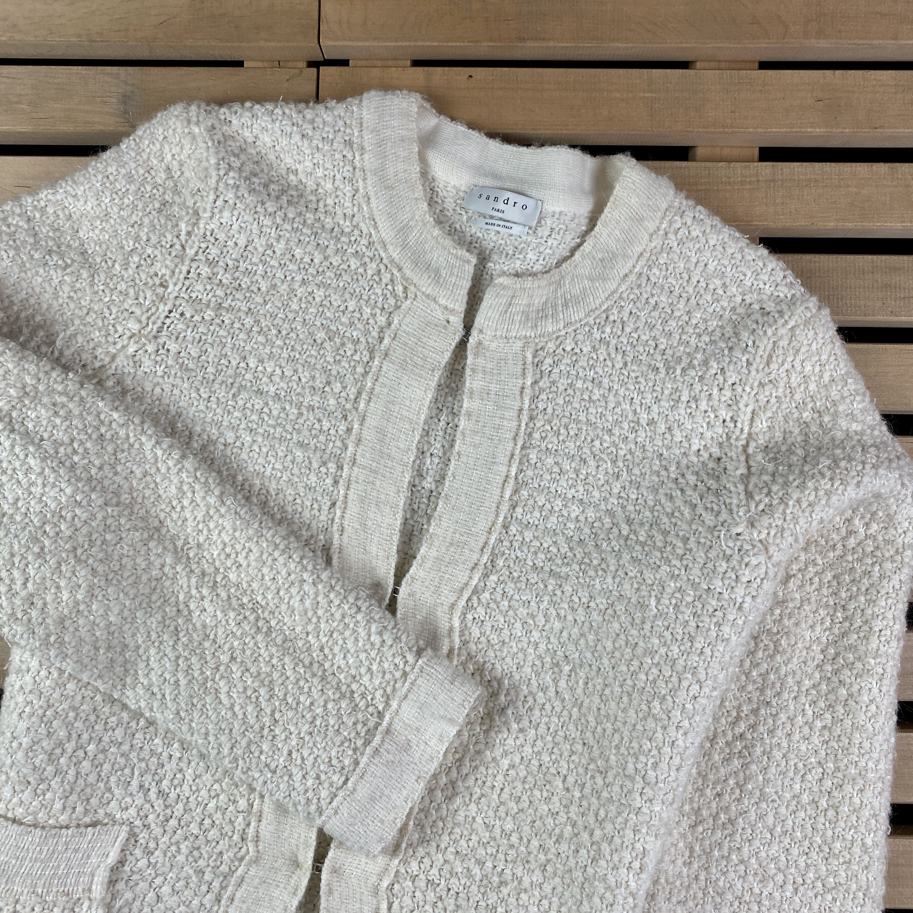 Sandro Womens Cardiagan Sweater Sandro Size 3 Acrylic Size M / US 6-8 / IT 42-44 - 2 Thumbnail