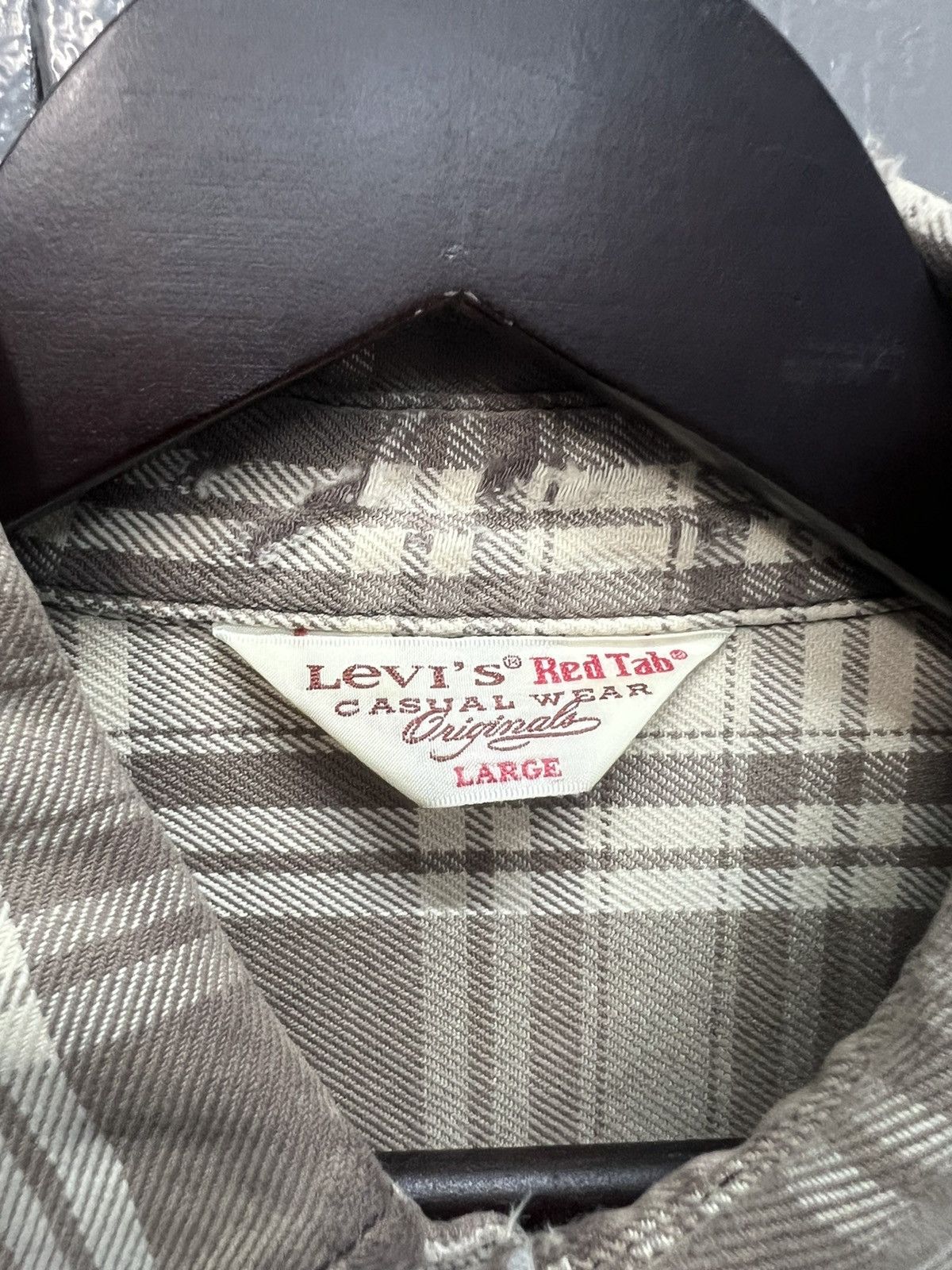 Levi's VINTAGE LEVI'S RED TAB FLANNEL SHIRT Size US L / EU 52-54 / 3 - 6 Thumbnail