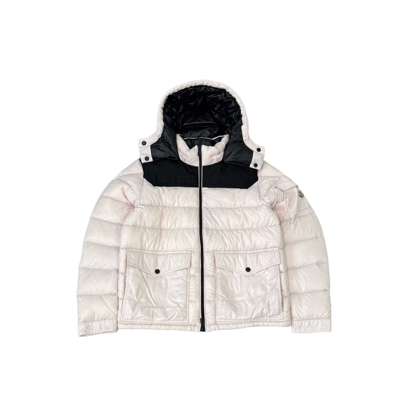 Moncler Moncler x Born to Protect Pink Puffer Jacket Size 1 Size US S / EU 44-46 / 1 - 1 Thumbnail