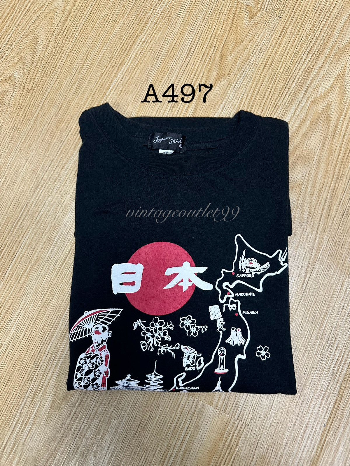 Vintage Vintage Japanese Art for World War Single Stitch A497 Size US M / EU 48-50 / 2 - 10 Thumbnail