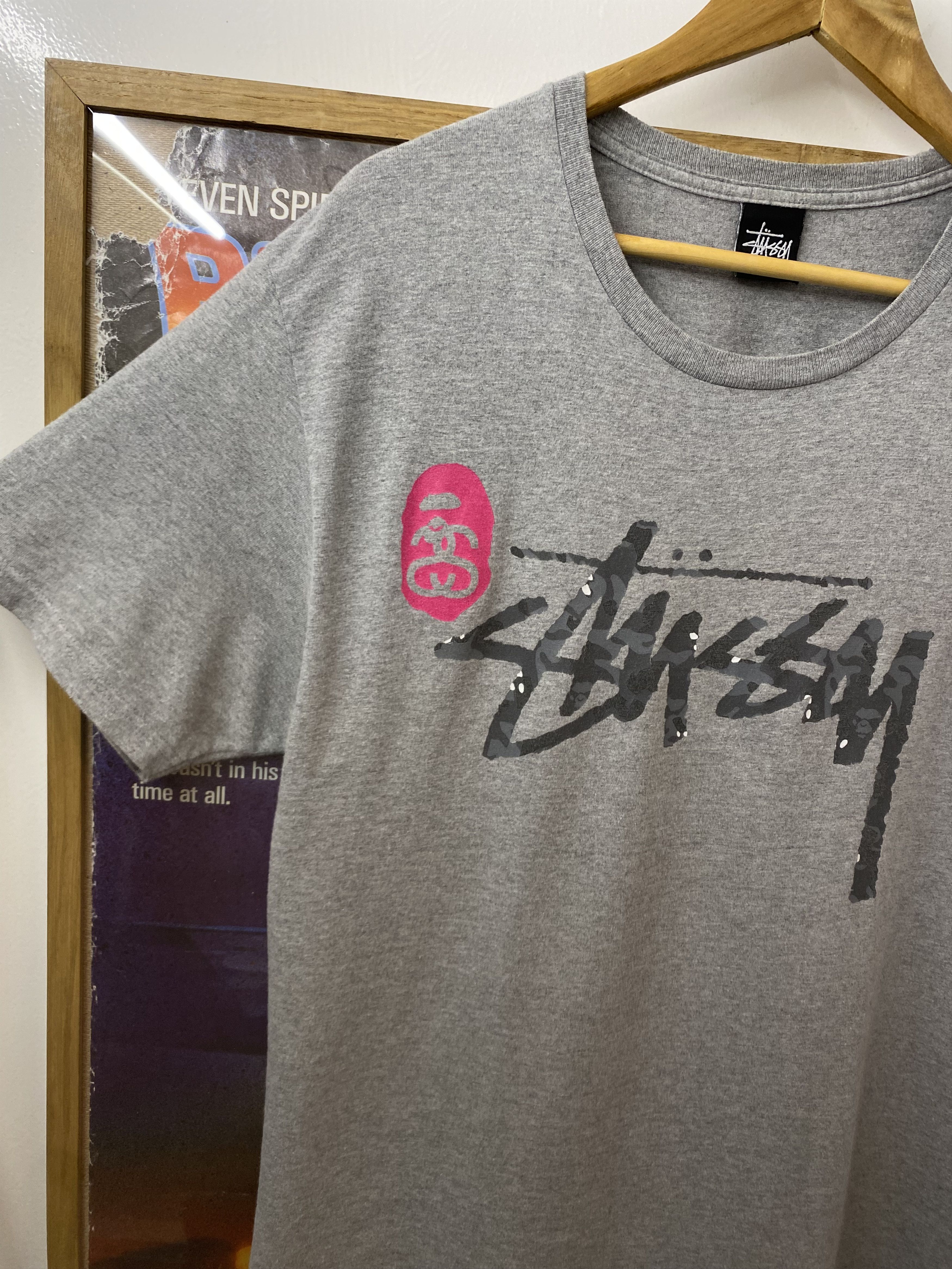 Bape × Stussy FW2013 Bape x Stussy Ill Collaboration Shark T Shirt Size US M / EU 48-50 / 2 - 4 Thumbnail